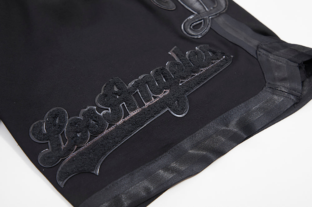 MLB LOS ANGELES DODGERS TRIPLE BLACK PRO TEAM MEN'S SHORT (BLACK)