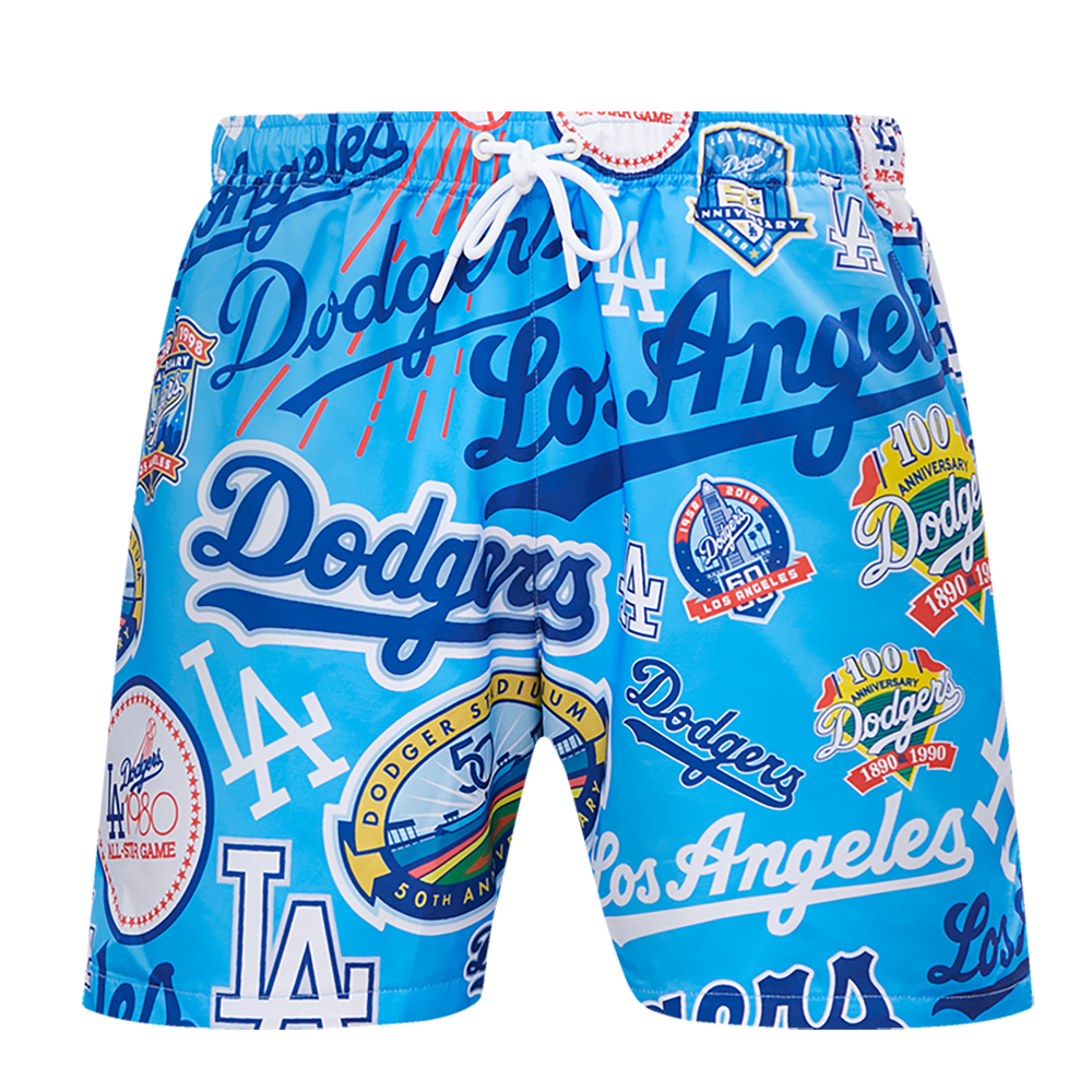 MLB LOS ANGELES DODGERS TOSS LOGO MEN'S WOVEN SHORT (4LD)