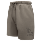 MLB LOS ANGELES DODGERS NEUTRAL MEN'S  FLC SHORT (DARK TAUPE)