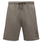 MLB LOS ANGELES DODGERS NEUTRAL MEN'S  FLC SHORT (DARK TAUPE)
