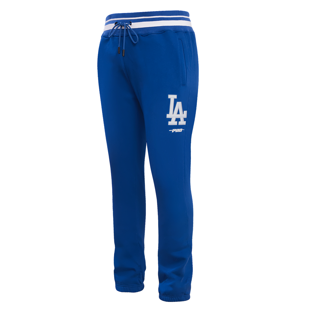 MLB LOS ANGELES DODGERS SCRIPT TAIL PANTALON OUATÉ EN MOLLETON CÔTELÉ POUR HOMME (BLEU DODGER)