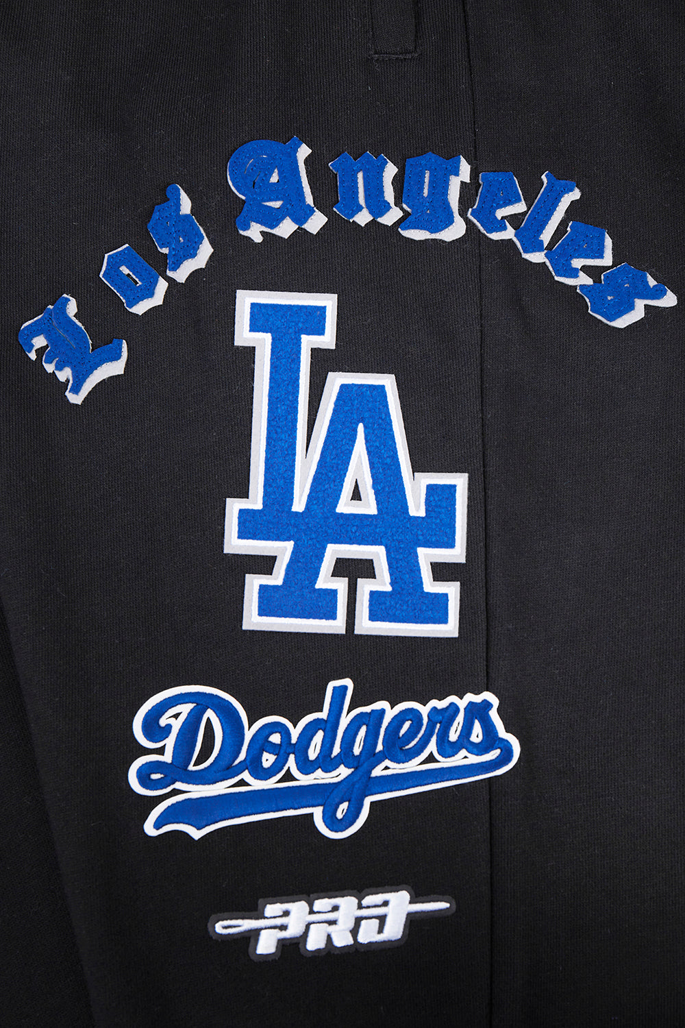 MLB LOS ANGELES DODGERS OLD ENGLISH MEN'S FLC SWEATPANT (BLACK)