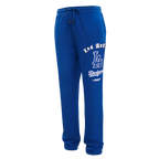 MLB LOS ANGELES DODGERS OLD ENGLISH PANTALON OUATÉ EN MOLLETON POUR HOMME (BLEU DODGER)