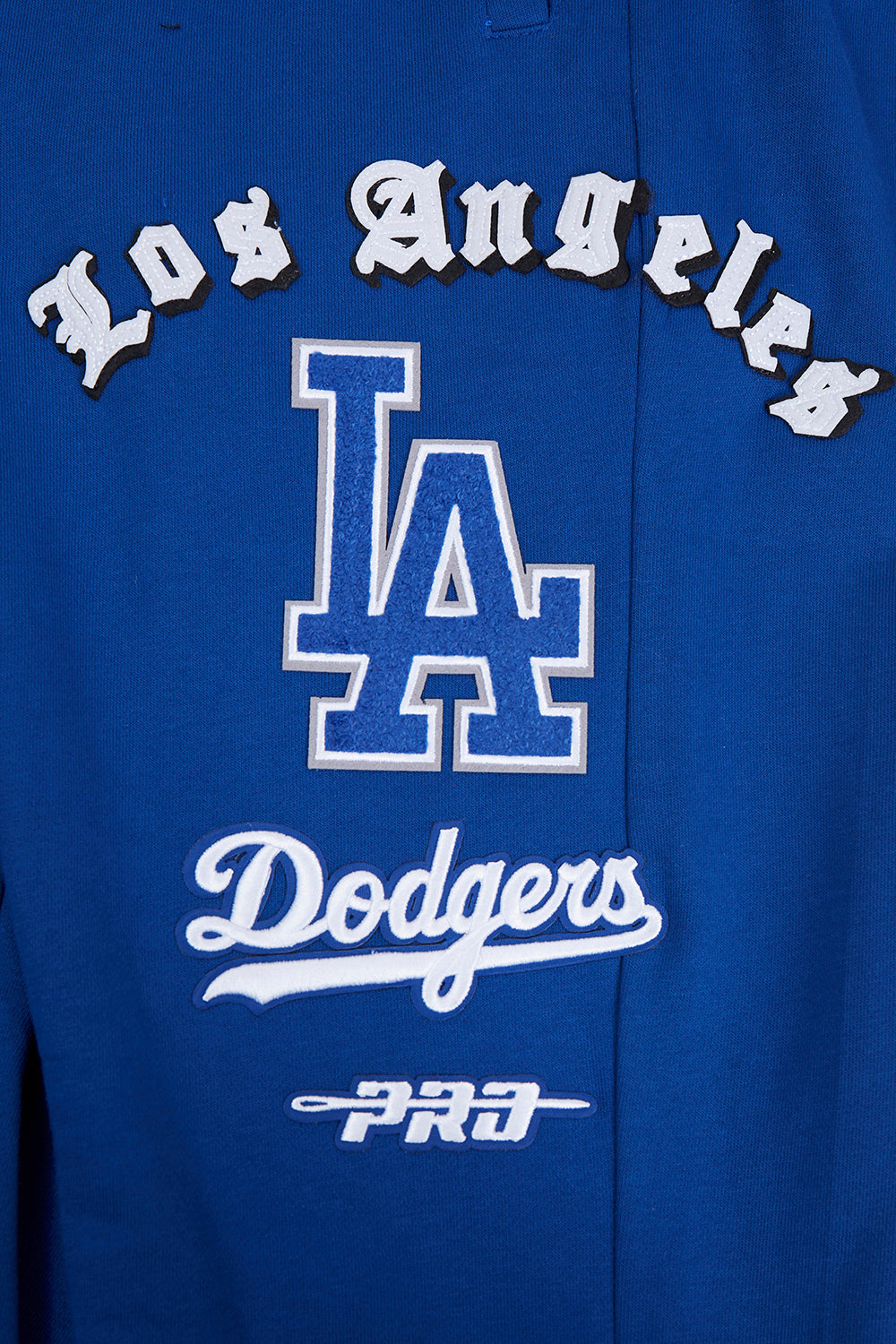 MLB LOS ANGELES DODGERS OLD ENGLISH PANTALON OUATÉ EN MOLLETON POUR HOMME (BLEU DODGER)