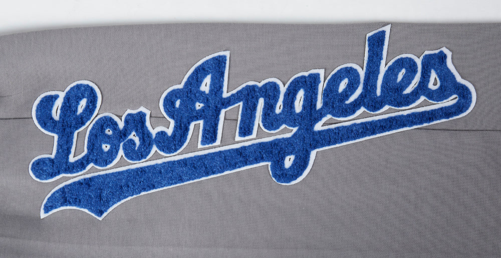 MLB LOS ANGELES DODGERS CLASSIC CHENILLE MEN'S JOGGER (GRAY)