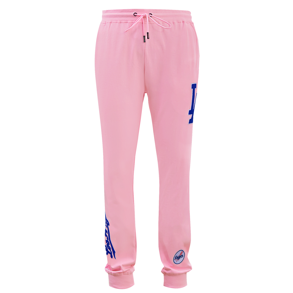 MLB LOS ANGELES DODGERS CLASSIC CHENILLE MEN'S JOGGER (PINK)