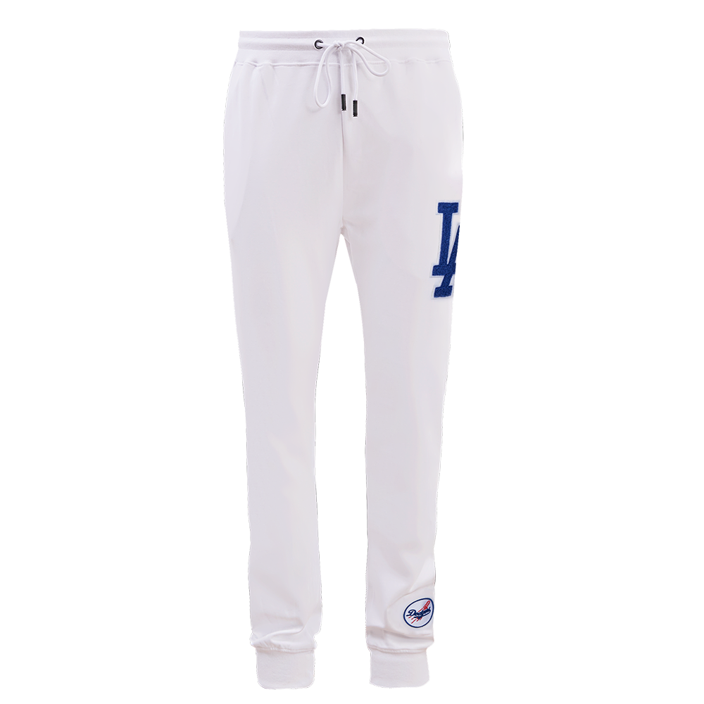 MLB LOS ANGELES DODGERS CLASSIC CHENILLE MEN'S JOGGER (WHITE)