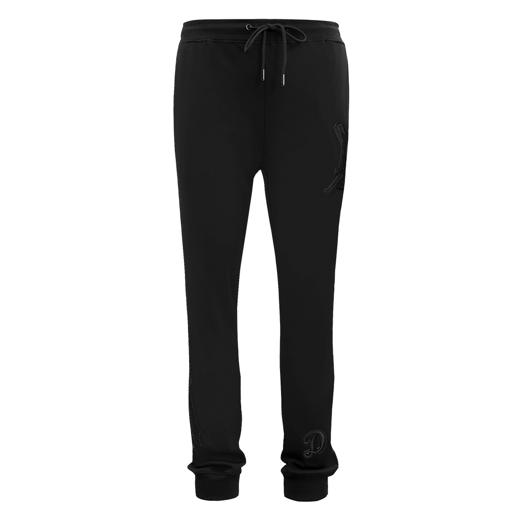 MLB LOS ANGELES DODGERS TRIPLE BLACK LOGO MEN'S JOGGER (BLACK)