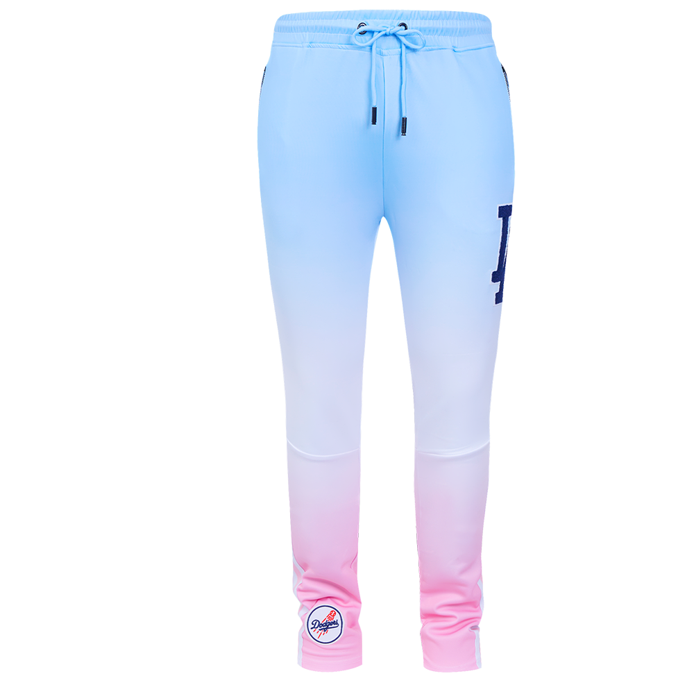 MLB LOS ANGELES DODGERS LOGO MEN'S TRACK PANT OMBRE (BLUE/WHITE/PINK)