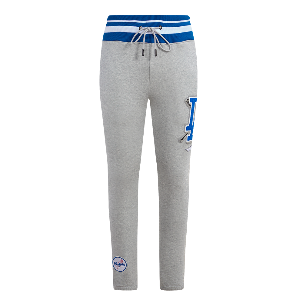 MLB LOS ANGELES DODGERS MASH UP MEN'S RIB FLC SWEATPANT (HEATHER GREY/DODGER BLUE)