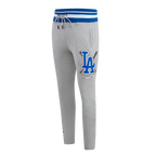 MLB LOS ANGELES DODGERS MASH UP MEN'S RIB FLC SWEATPANT (HEATHER GREY/DODGER BLUE)
