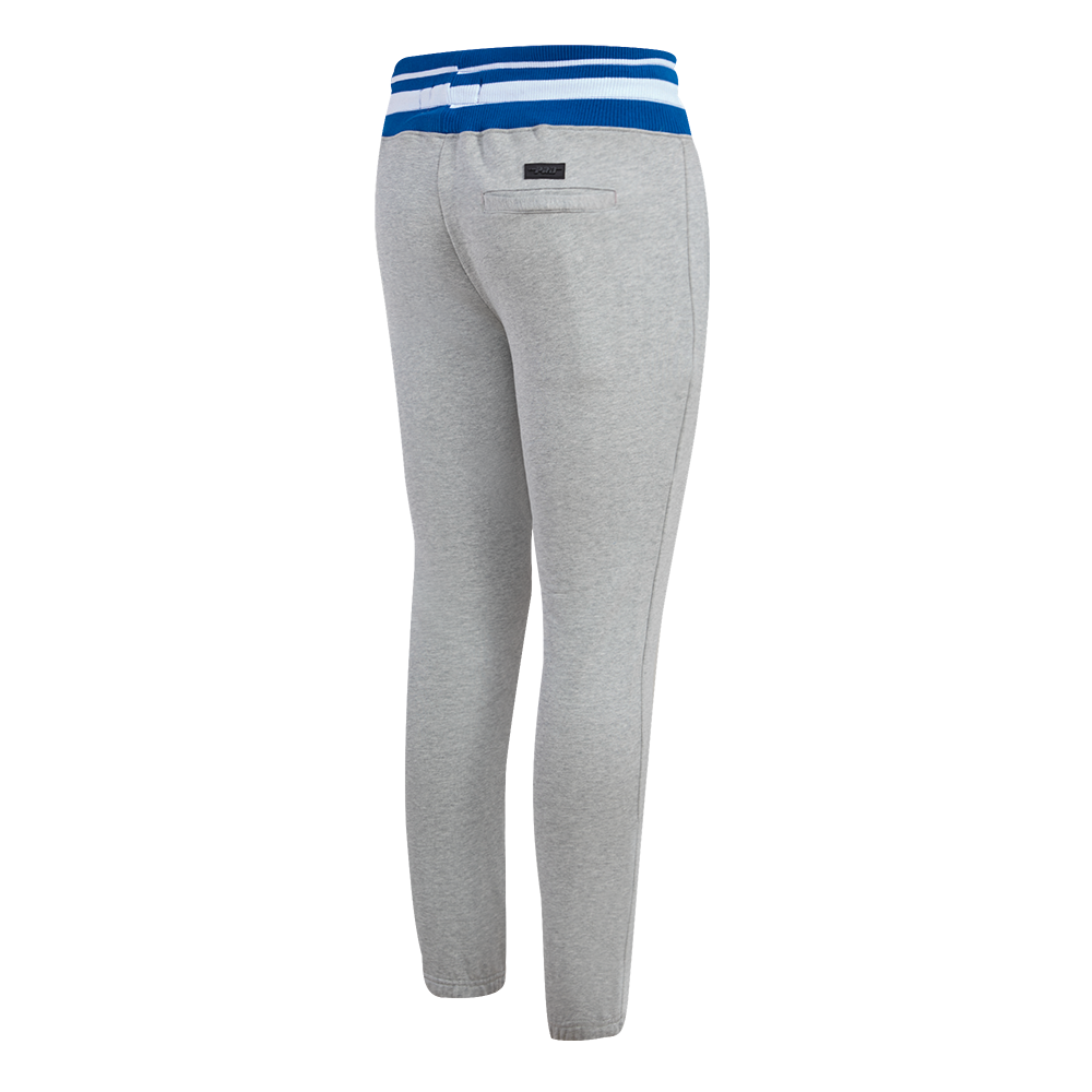 MLB LOS ANGELES DODGERS MASH UP MEN'S RIB FLC SWEATPANT (HEATHER GREY/DODGER BLUE)