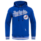 MLB LOS ANGELES DODGERS SCRIPT TAIL MEN'S RIB FLC PO HOODIE (DODGER BLUE)