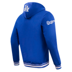 MLB LOS ANGELES DODGERS SCRIPT TAIL MEN'S RIB FLC PO HOODIE (DODGER BLUE)