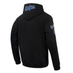 MLB LOS ANGELES DODGERS OLD ENGLISH MEN'S FLC PO HOODIE (BLACK)