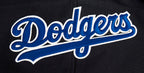 MLB LOS ANGELES DODGERS OLD ENGLISH MEN'S FLC PO HOODIE (BLACK)