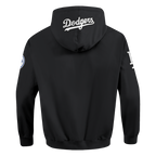 MLB LOS ANGELES DODGERS CLASSIC WIND SUIT CHANDAIL À CAPUCHON TISSÉ À GLISSIÈRE POUR HOMME (NOIR)