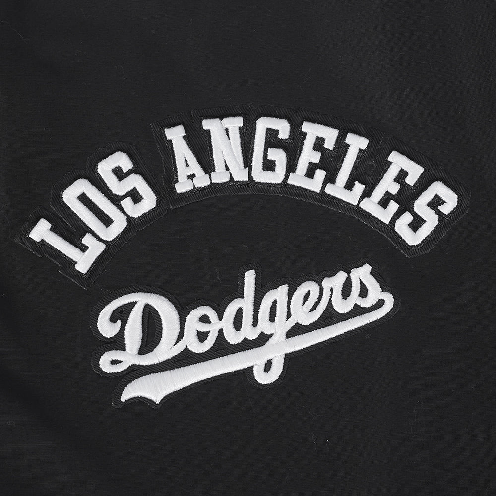 MLB LOS ANGELES DODGERS CLASSIC WIND SUIT CHANDAIL À CAPUCHON TISSÉ À GLISSIÈRE POUR HOMME (NOIR)