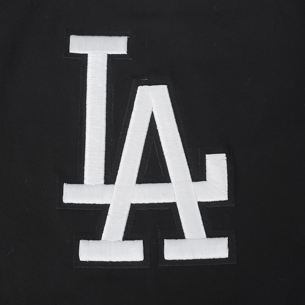 MLB LOS ANGELES DODGERS CLASSIC WIND SUIT CHANDAIL À CAPUCHON TISSÉ À GLISSIÈRE POUR HOMME (NOIR)