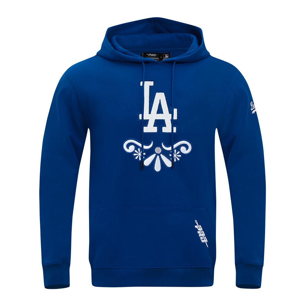 MLB LOS ANGELES DODGERS SUGAR SKULL CHANDAIL À CAPUCHON EN MOLLETON POUR HOMME (BLEU DODGER)