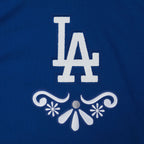 MLB LOS ANGELES DODGERS SUGAR SKULL CHANDAIL À CAPUCHON EN MOLLETON POUR HOMME (BLEU DODGER)