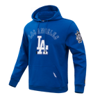 MLB LOS ANGELES DODGERS REBEL ATHLETICS MEN'S FLC PO HOODIE (DODGER BLUE)