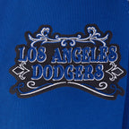 MLB LOS ANGELES DODGERS REBEL ATHLETICS MEN'S FLC PO HOODIE (DODGER BLUE)
