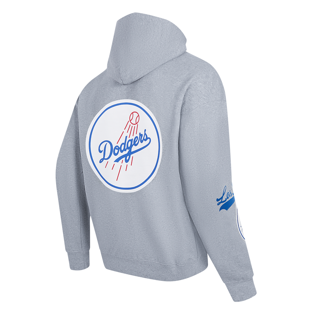 MLB LOS ANGELES DODGERS LIVING LARGE CHANDAIL À CAPUCHON POUR HOMME (GRIS CHINÉ FONCÉ)
