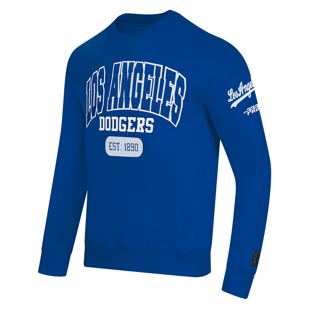 MLB LOS ANGELES DODGERS CITY ARCH CHANDAIL À COL ROND EN MOLLETON POUR HOMME (BLEU DODGER)