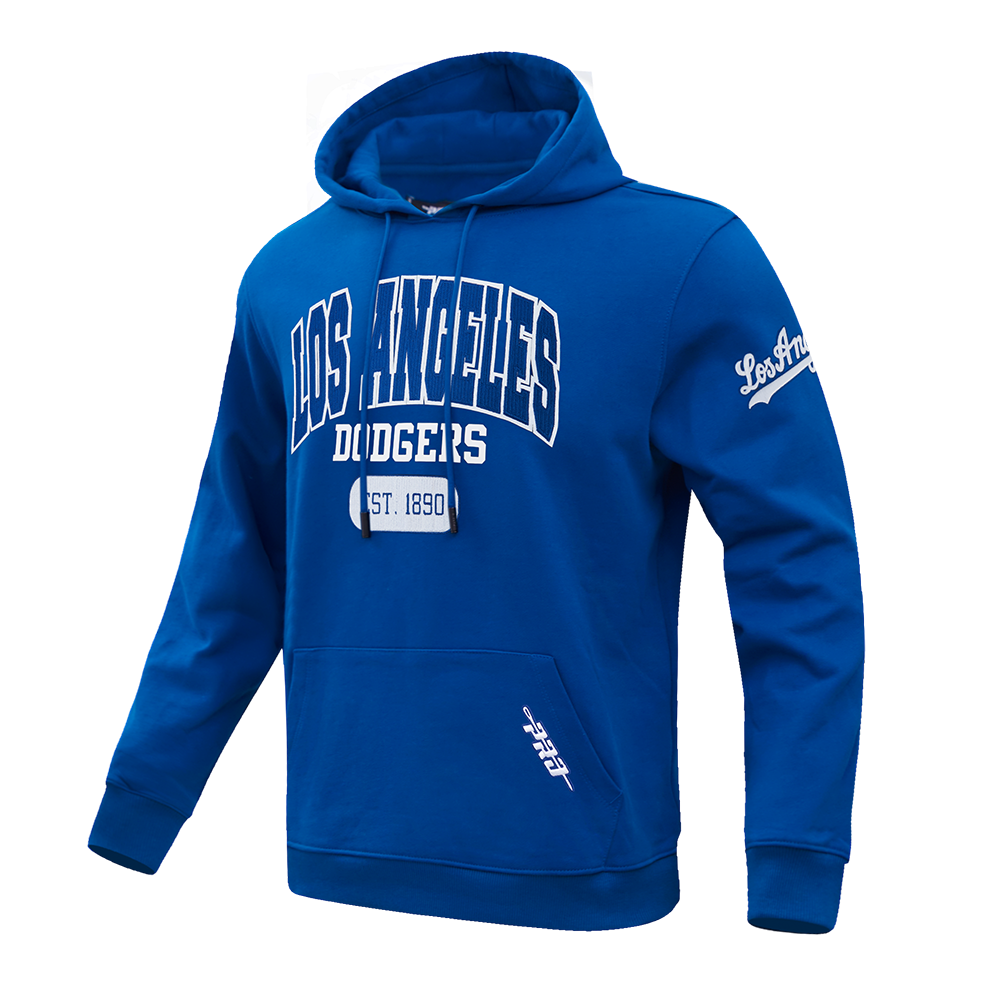 MLB LOS ANGELES DODGERS CITY ARCH CHANDAIL À CAPUCHON EN MOLLETON POUR HOMME (BLEU DODGER)
