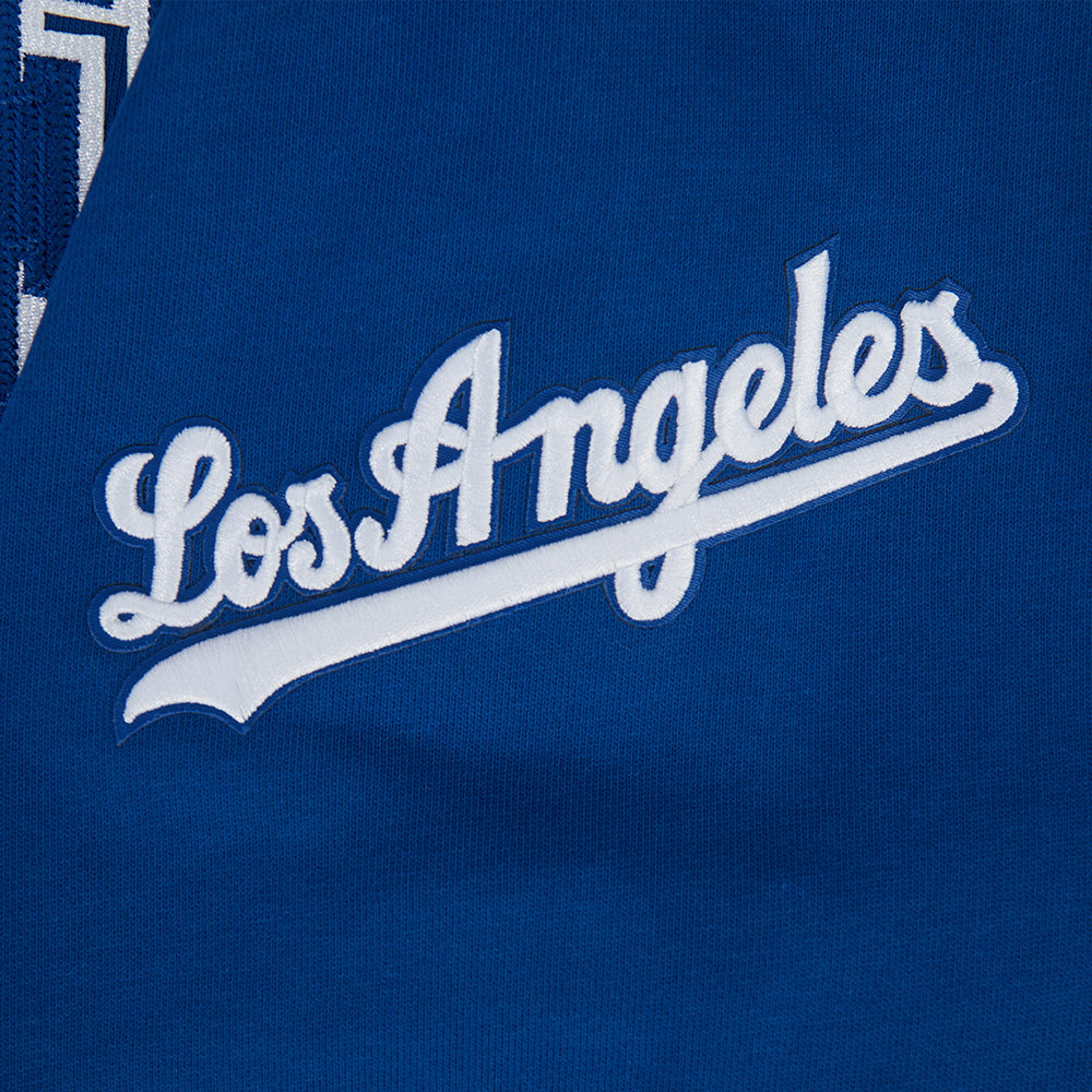 MLB LOS ANGELES DODGERS CITY ARCH CHANDAIL À CAPUCHON EN MOLLETON POUR HOMME (BLEU DODGER)