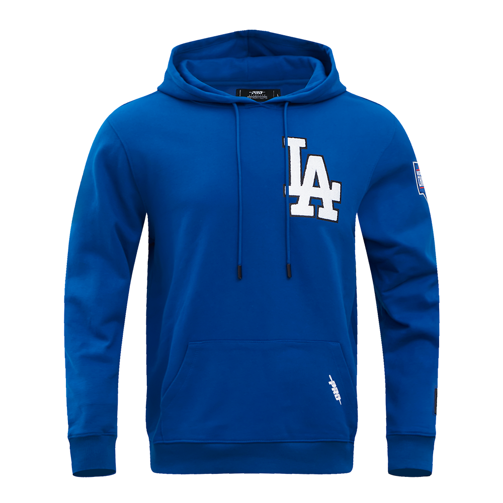 MLB LOS ANGELES DODGERS CLASSIC CHENILLE CHANDAIL À CAPUCHON POUR HOMME (BLEU DODGER)