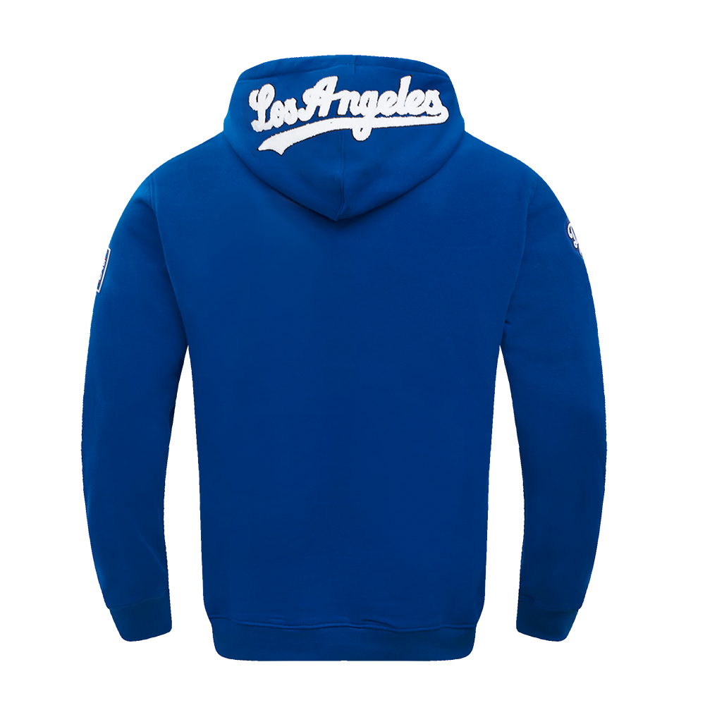 MLB LOS ANGELES DODGERS CLASSIC CHENILLE CHANDAIL À CAPUCHON POUR HOMME (BLEU DODGER)
