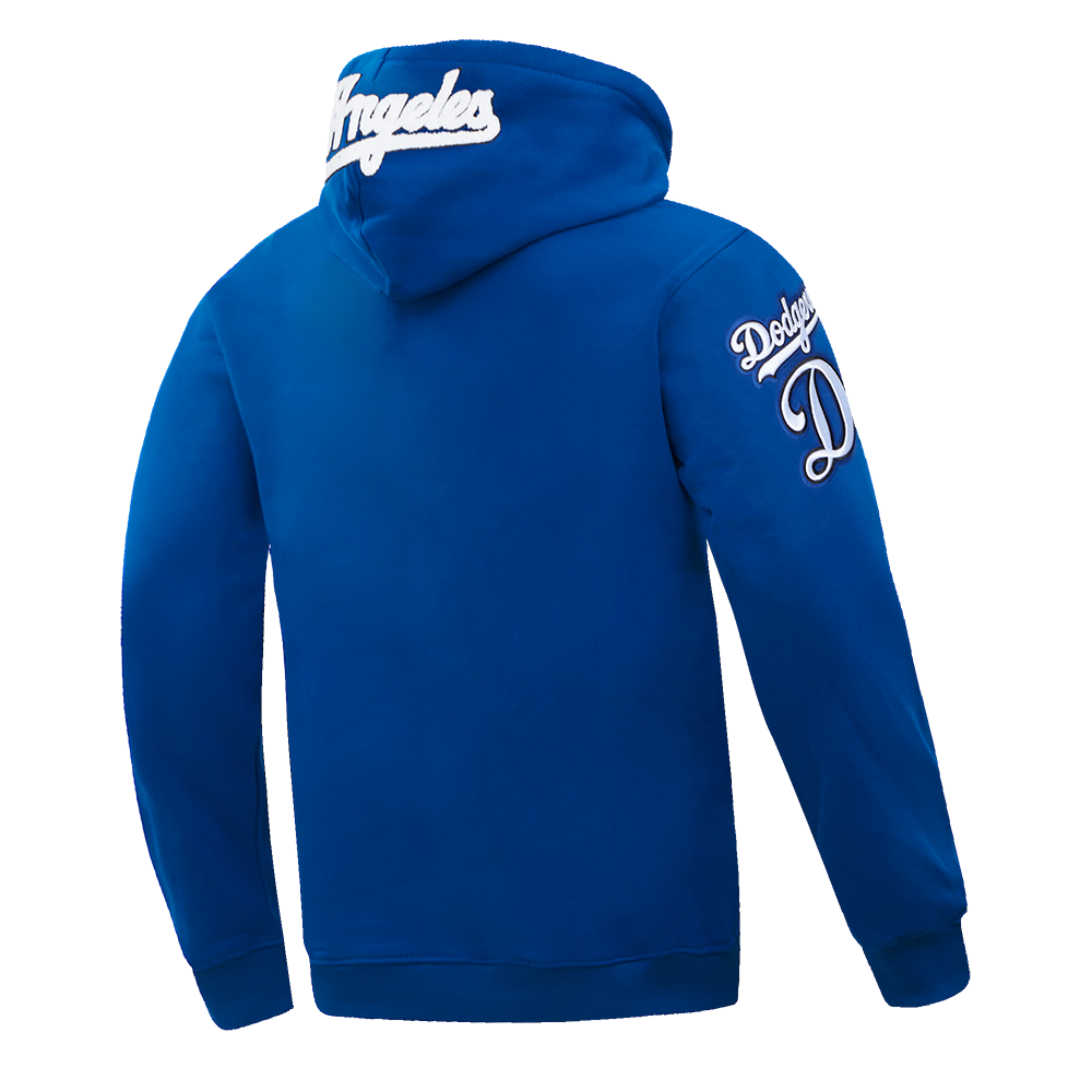 MLB LOS ANGELES DODGERS CLASSIC CHENILLE CHANDAIL À CAPUCHON POUR HOMME (BLEU DODGER)