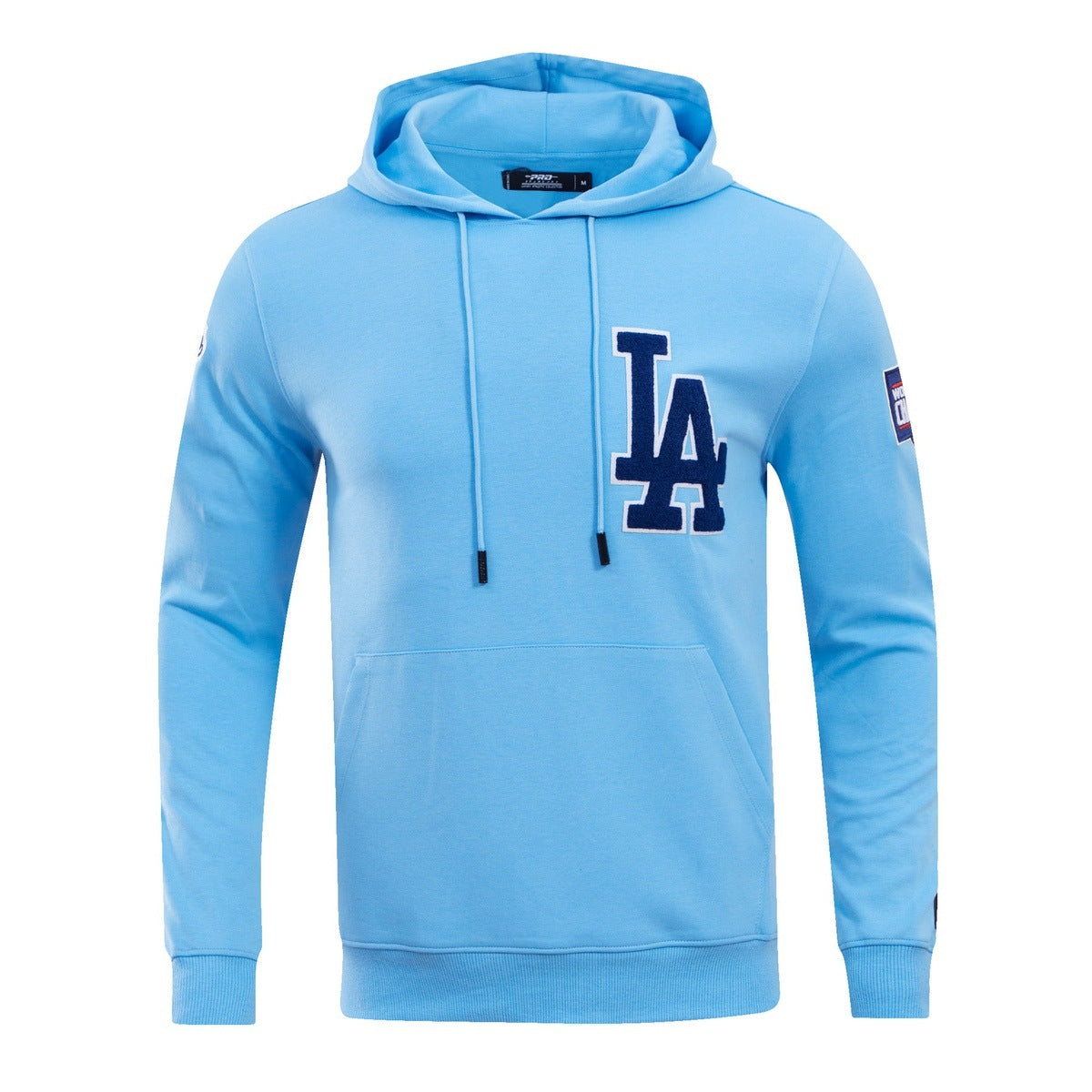 MLB LOS ANGELES DODGERS CLASSIC CHENILLE MEN'S PULLOVER HOODIE (UNIVERSITY BLUE)