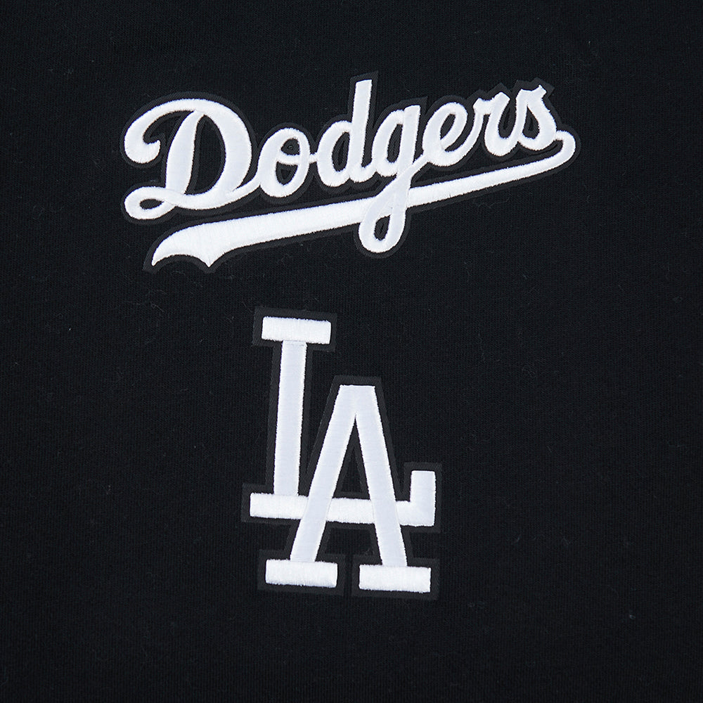 MLB LOS ANGELES DODGERS WINGSPAN CHANDAIL À COL ROND EN MOLLETON À ÉPAULES TOMBANTES V2 POUR HOMME (NOIR)