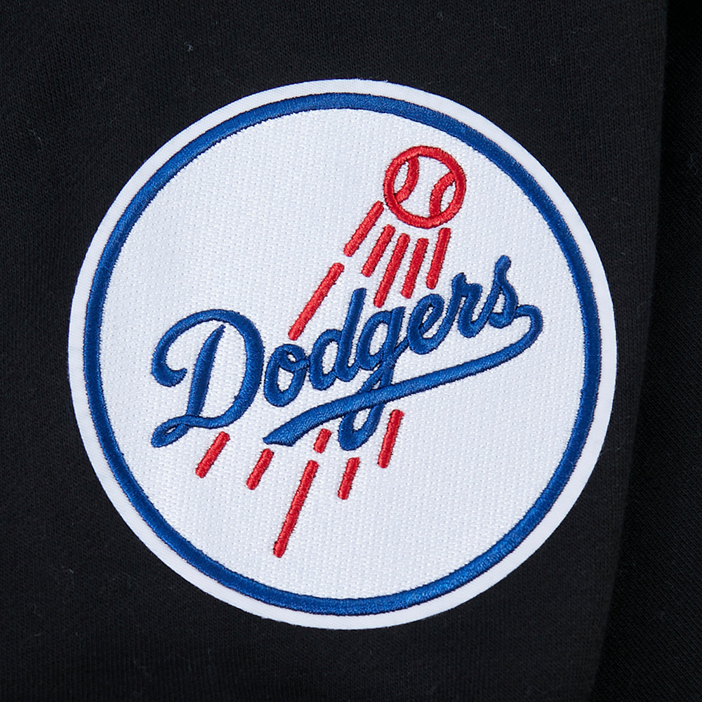 MLB LOS ANGELES DODGERS WINGSPAN CHANDAIL À COL ROND EN MOLLETON À ÉPAULES TOMBANTES V2 POUR HOMME (NOIR)