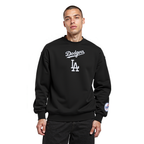 MLB LOS ANGELES DODGERS WINGSPAN CHANDAIL À COL ROND EN MOLLETON À ÉPAULES TOMBANTES V2 POUR HOMME (NOIR)