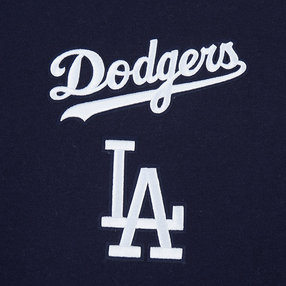 MLB LOS ANGELES DODGERS WINGSPAN MEN'S DROP SHOULDER FLC CREWNECK V2 (MIDNIGHT NAVY)