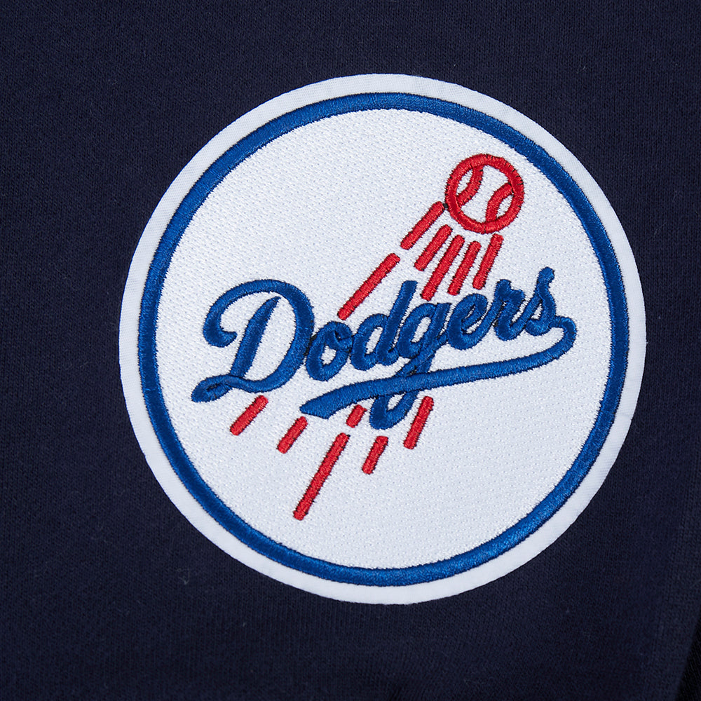 MLB LOS ANGELES DODGERS WINGSPAN MEN'S DROP SHOULDER FLC CREWNECK V2 (MIDNIGHT NAVY)