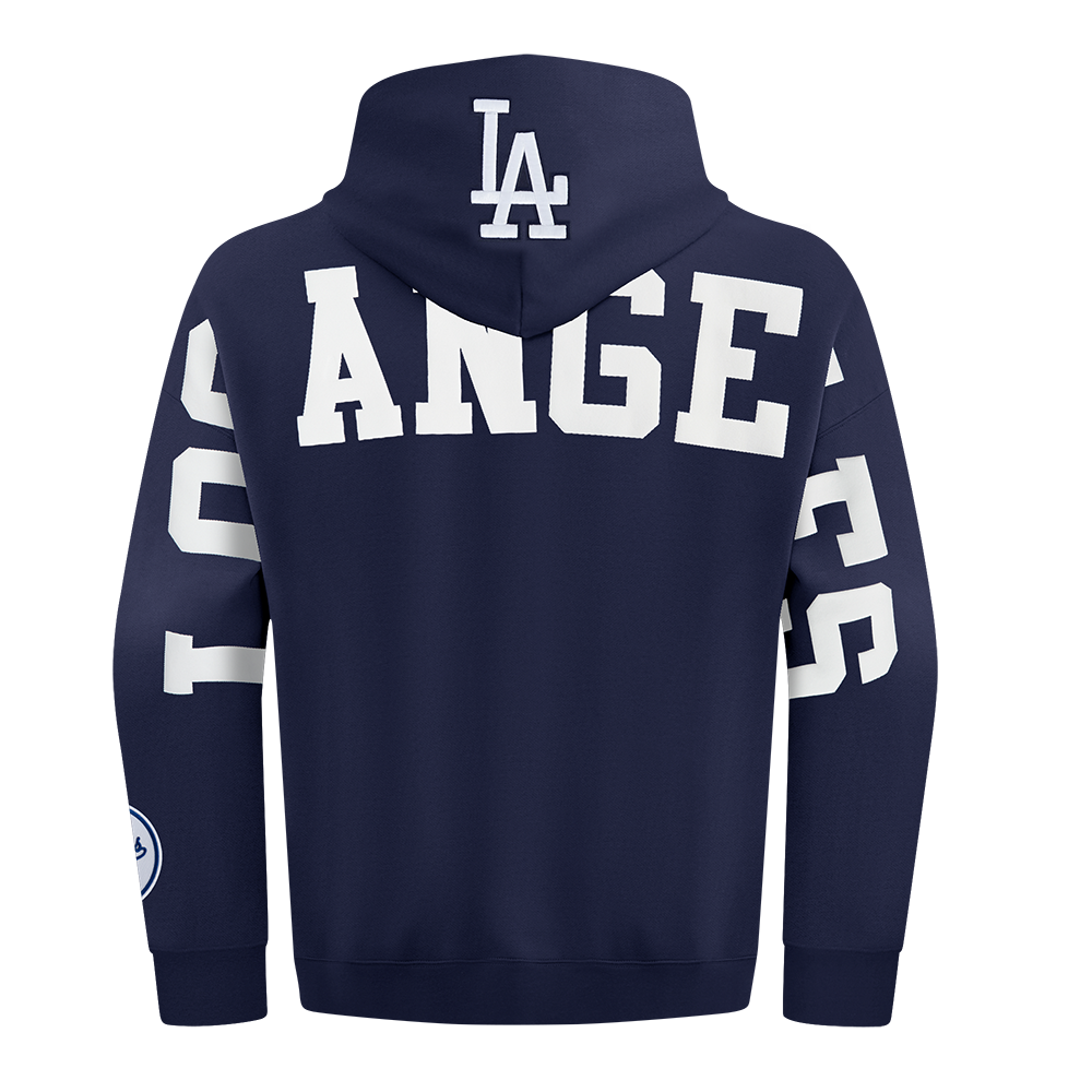 MLB LOS ANGELES DODGERS WINGSPAN CHANDAIL À CAPUCHON POUR HOMME (MARINE MINUIT)