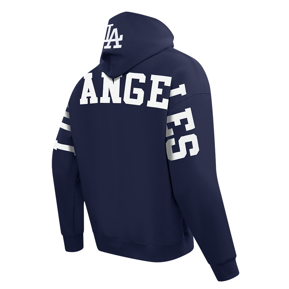 MLB LOS ANGELES DODGERS WINGSPAN CHANDAIL À CAPUCHON POUR HOMME (MARINE MINUIT)
