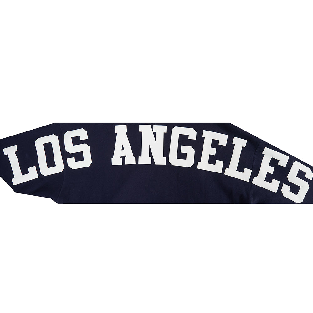 MLB LOS ANGELES DODGERS WINGSPAN CHANDAIL À CAPUCHON POUR HOMME (MARINE MINUIT)