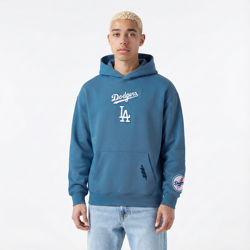 MLB LOS ANGELES DODGERS WINGSPAN MEN'S PULLOVER HOODIE (STOPL BLUE)