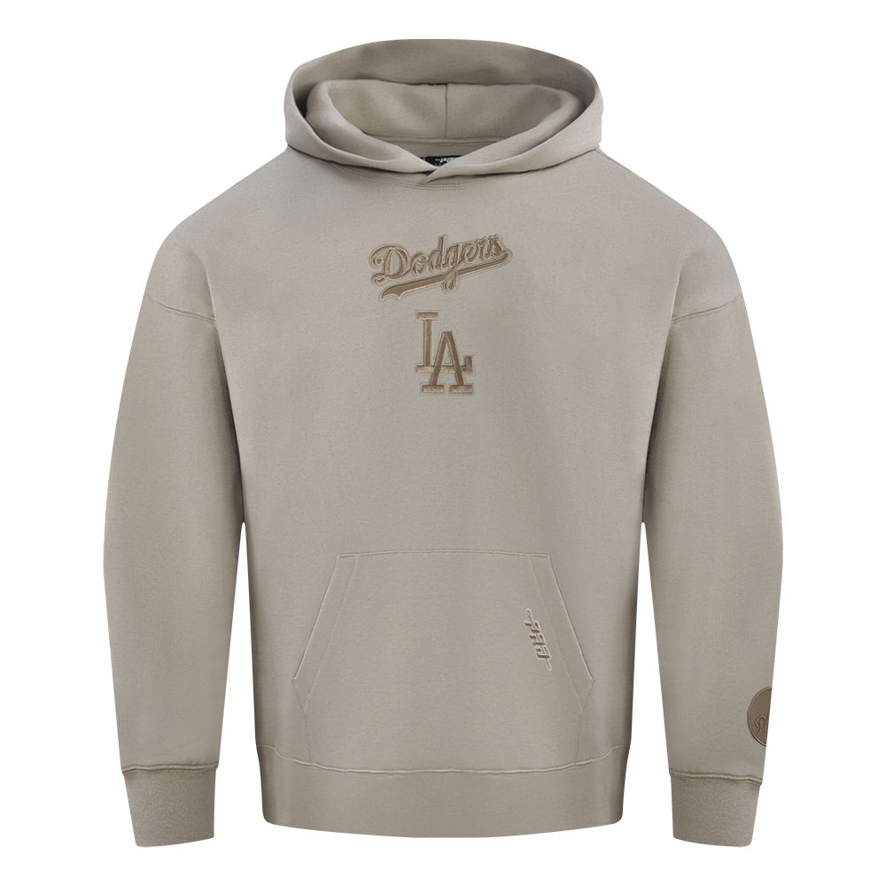 MLB LOS ANGELES DODGERS WINGSPAN MEN'S PULLOVER HOODIE (TAUPE)