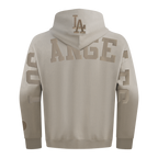 MLB LOS ANGELES DODGERS WINGSPAN MEN'S PULLOVER HOODIE (TAUPE)