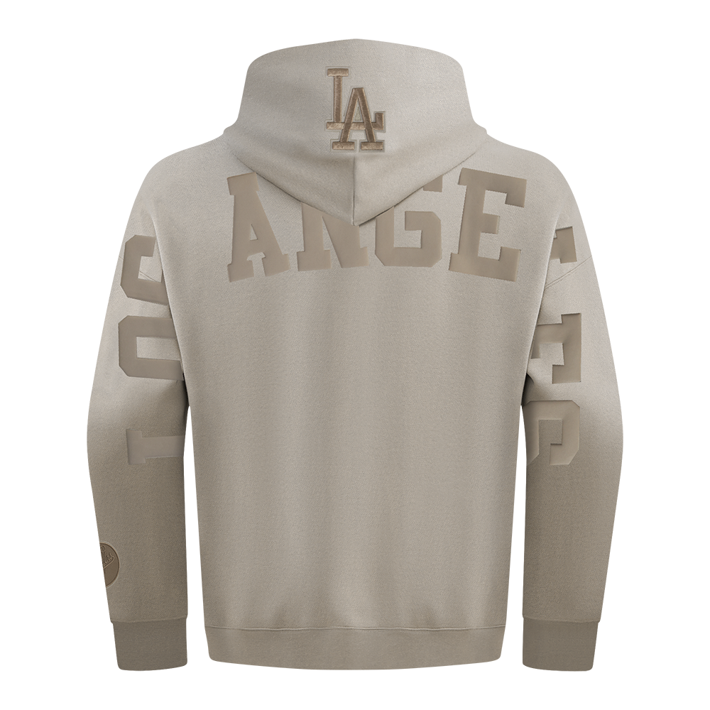 MLB LOS ANGELES DODGERS WINGSPAN MEN'S PULLOVER HOODIE (TAUPE)