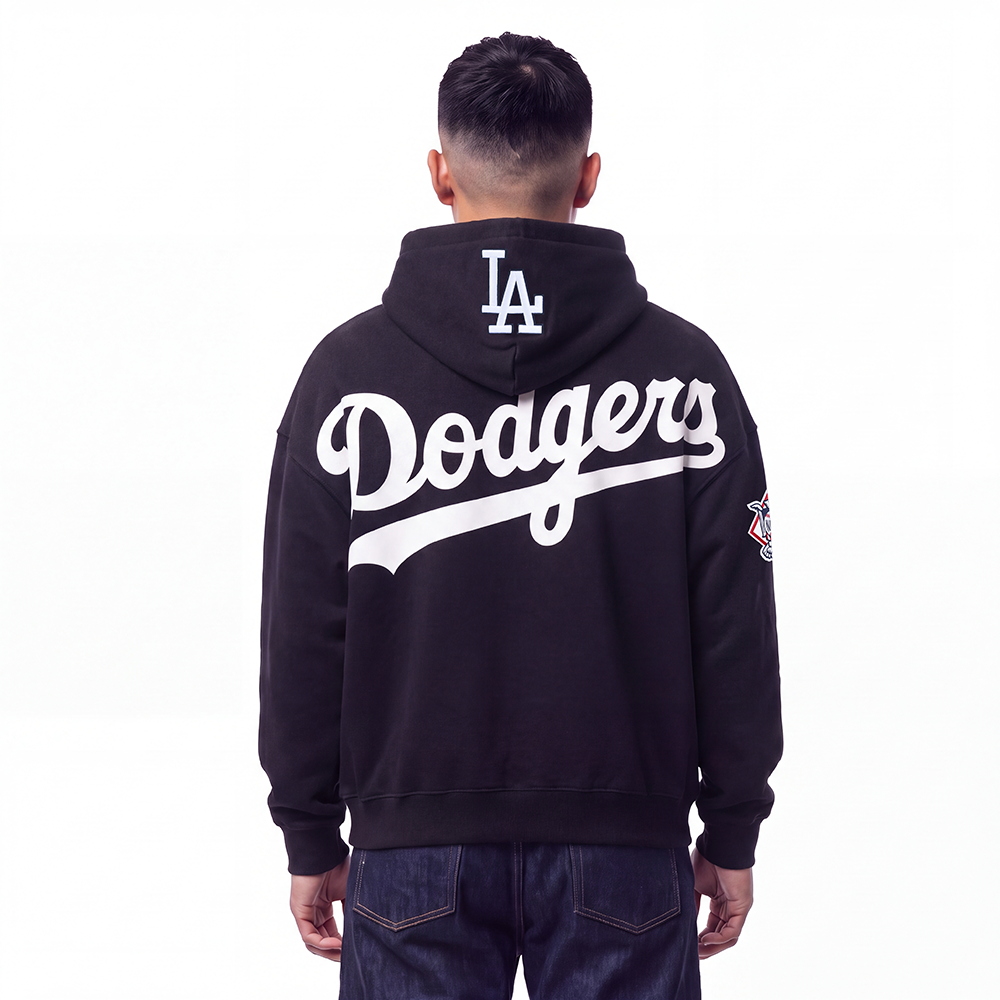 MLB LOS ANGELES DODGERS PLAYBACK MEN'S SWEATSHIRT (BLACK)