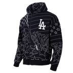 MLB LOS ANGELES DODGERS PRO PREMIUM MEN'S SWEATSHIRT (BLACK)