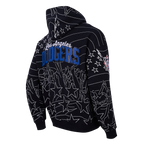 MLB LOS ANGELES DODGERS PRO PREMIUM MEN'S SWEATSHIRT (BLACK)